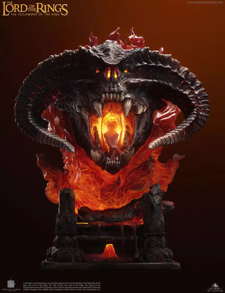 Lord of the Rings Bust 1/1 Balrog Polda Edition Version II (Flames & Base) 164 cm Mellszobor