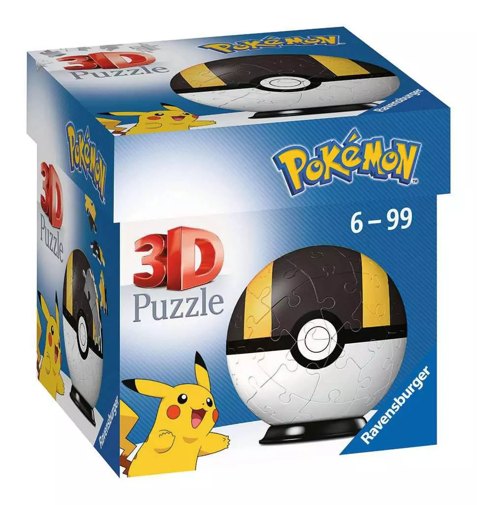 Pokémon 3D Puzzle Pokéballs: Ultra Ball (55 darabos)