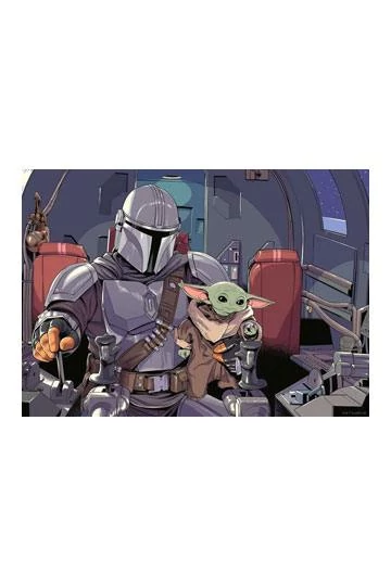 Star Wars The Mandalorian Jigsaw Puzzle Cartoon (1000 db)