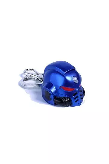 Warhammer 40K Fém Kulcstartó Space Marine Primaris Helmet Ultramarine