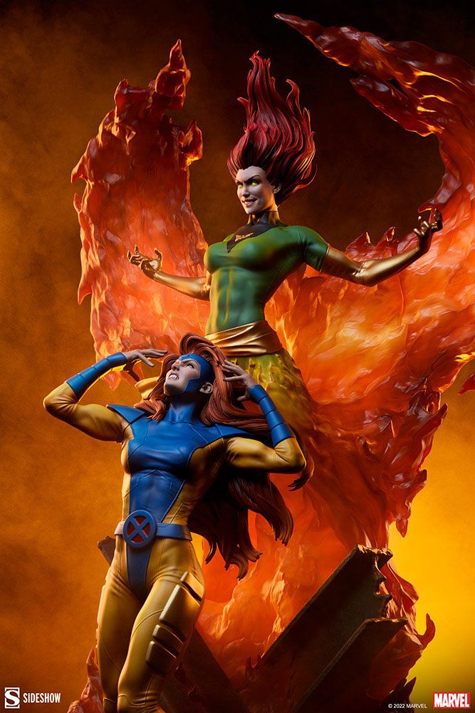 Sideshow Marvel Maquette Phoenix and Jean Grey 66 cm Szobor