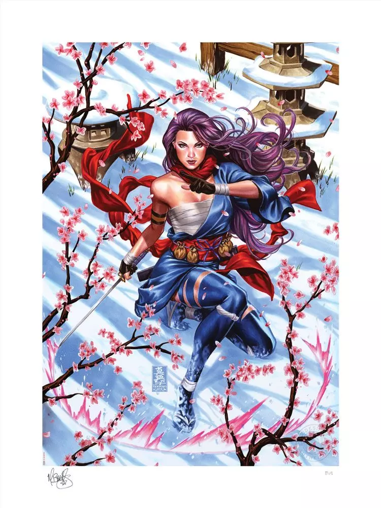 Marvel Art Print Psylocke Demon Days: X-Men 46 x 61 cm