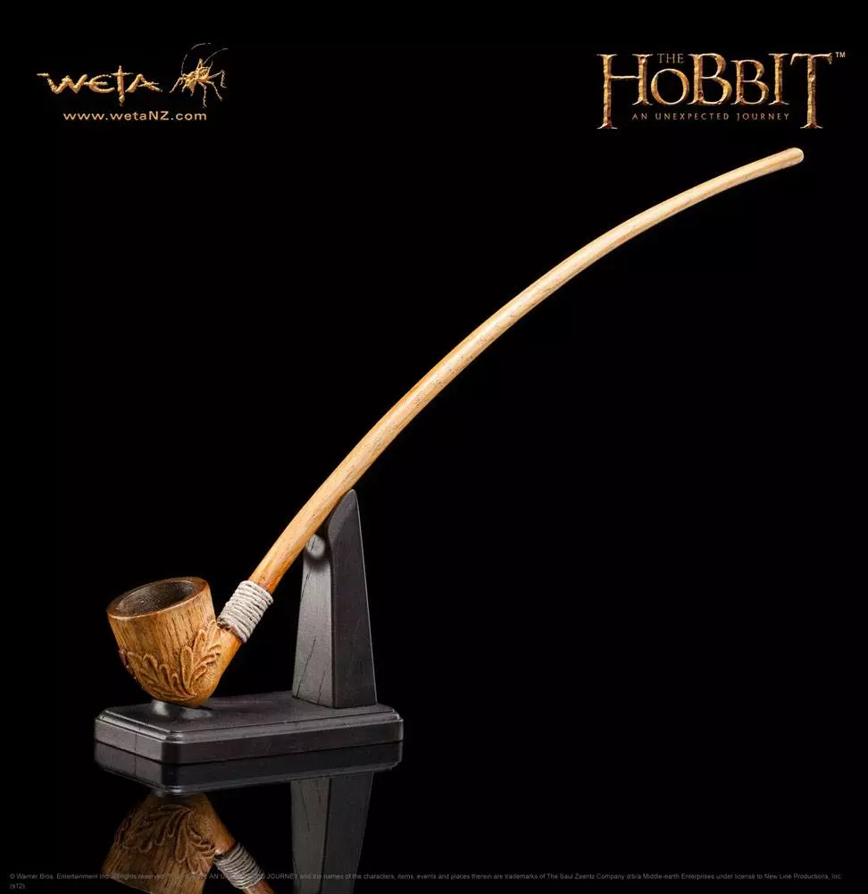 The Hobbit An Unexpected Journey Replica 1/1 The Pipe of Bilbo Baggins 35 cm Bilbo Pipája