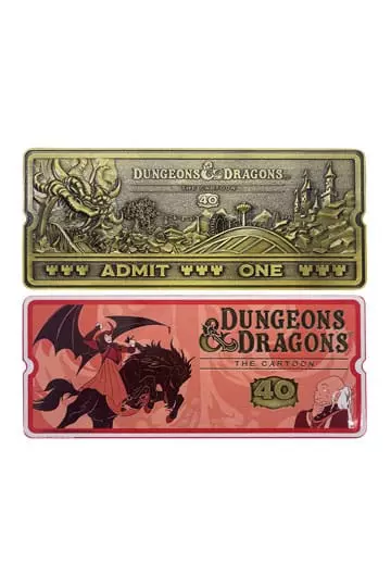 Dungeons & Dragons: The Cartoon Replika 40th Anniversary Rollercoaster Ticket Limited Edition Előrendelhető - Várható Érkezés 2024.01