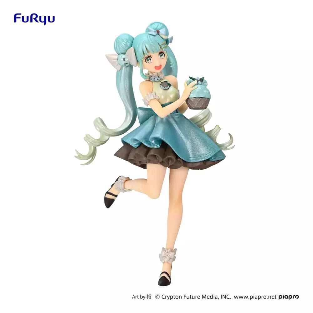 Hatsune Miku PVC Szobor - Hatsune Miku Chocolate Mint Pearl Color 17 cm