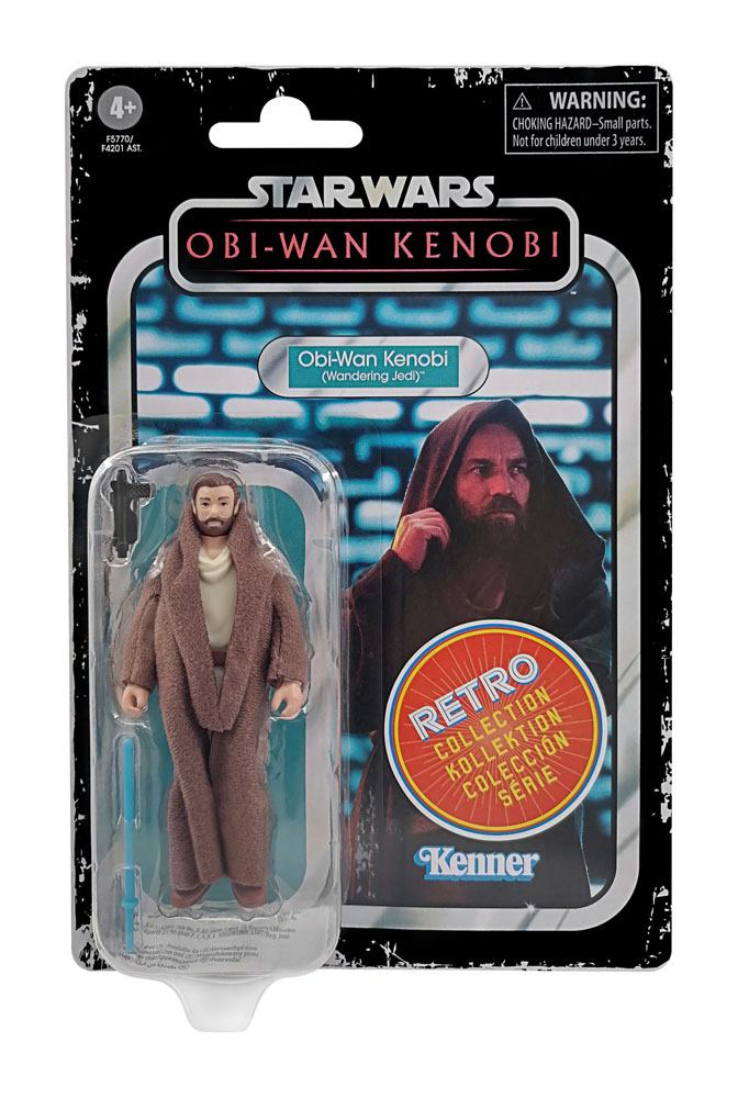 Star Wars: Obi-Wan Kenobi Retro Collection Akciófigura 2022 Obi-Wan Kenobi (Wandering Jedi) 10 cm