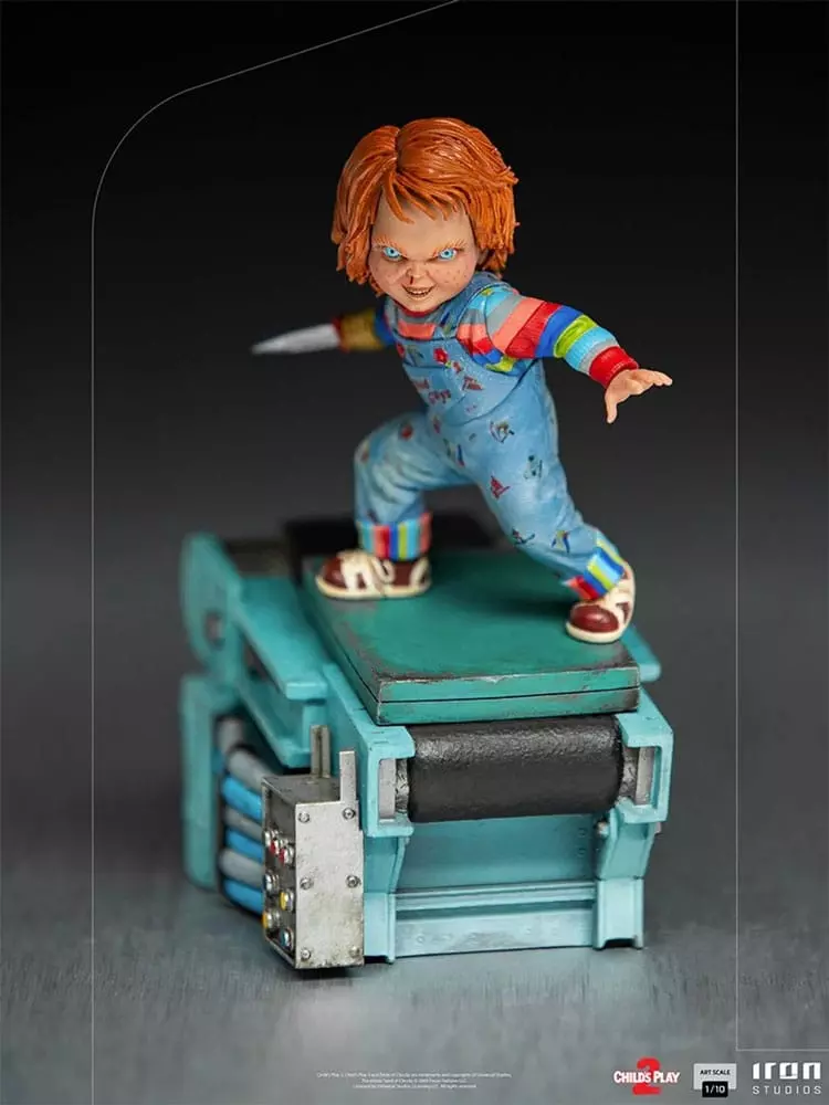 Iron Studios Child's Play 2 Art Scale Szobor 1/10 Chucky 15 cm