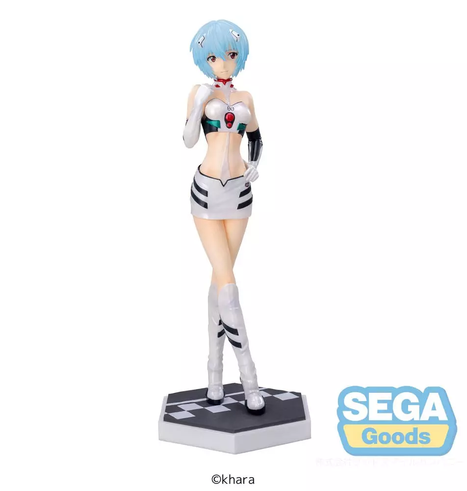 Evangelion Luminasta PVC Szobor Evangelion Racing Rei Ayanami Pit Walk 21 cm