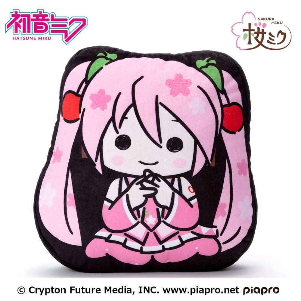 Hatsune Miku 2D PlüssFigura Plüsspárna Sakura Miku 34 cm (Megáll Állva)